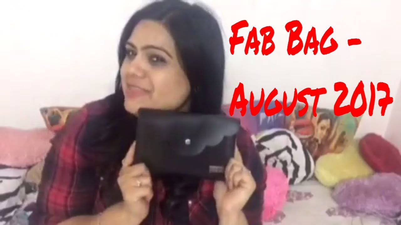 Beauty bag | Fab Bag | August 2017