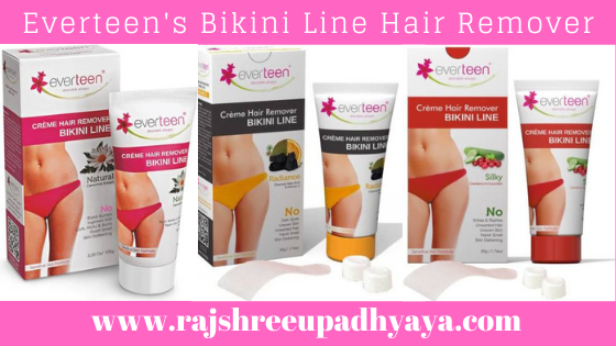 everteen Natural Bikini Line Hair Remover Creme for Women